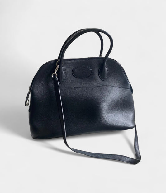 Hermès Bolide 31 Black Epsom Leather with Palladium Hardware