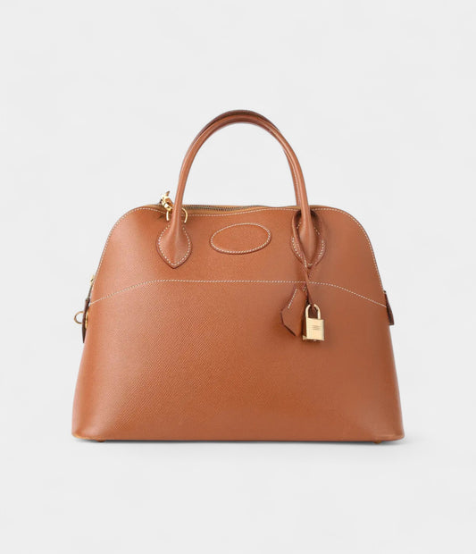 Hermès Bolide 31 Gold Epsom Leather with Gold Hardware