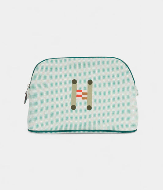Hermès Bolide Mini Travel Case in Crazy H Green