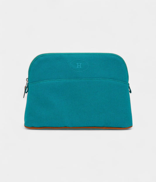 Hermes Bolide Travel Case Verona Green Medium New Model