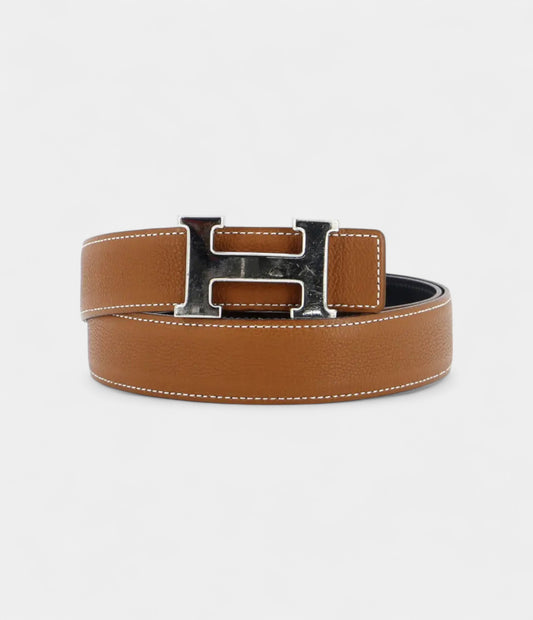 Hermès Brown Leather Belt Classic Craftsmanship, Everyday Elegance