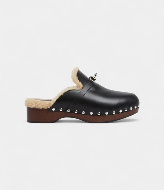 Hermès Carlotta Leather Mules & Clogs A Statement of Effortless Elegance
