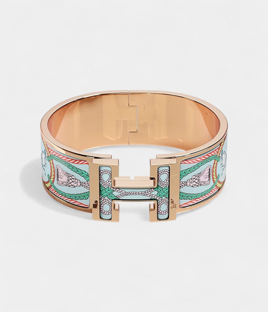Hermès Clic Clac H Grand Apparat Bracelet Aurore
