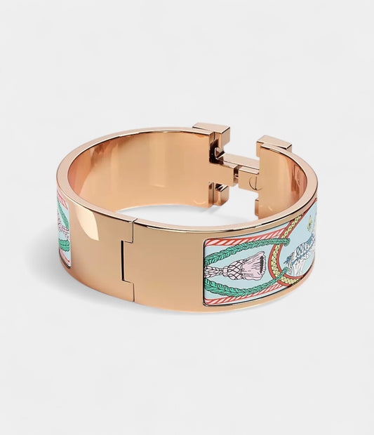 Hermès Clic Clac H Grand Apparat Bracelet Aurore