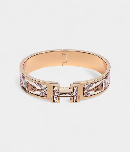 Hermès Clic H Grand Apparat Bracelet Aube