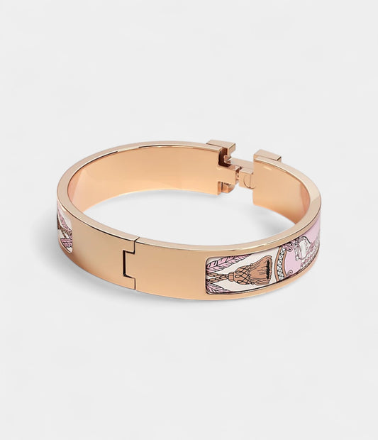 Hermès Clic H Grand Apparat Bracelet Aube