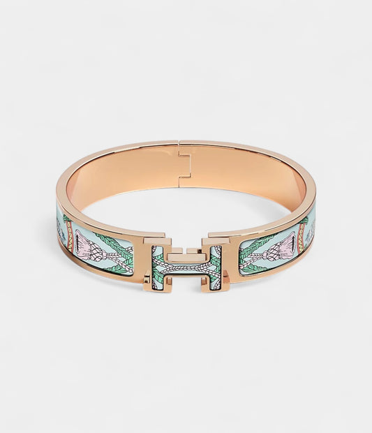 Hermès Clic H Grand Apparat Bracelet Aurore