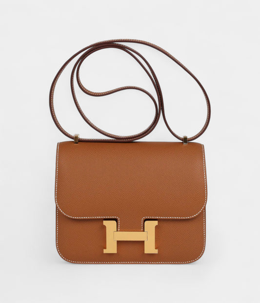 Hermès Constance 18 Gold Epsom Gold Hardware