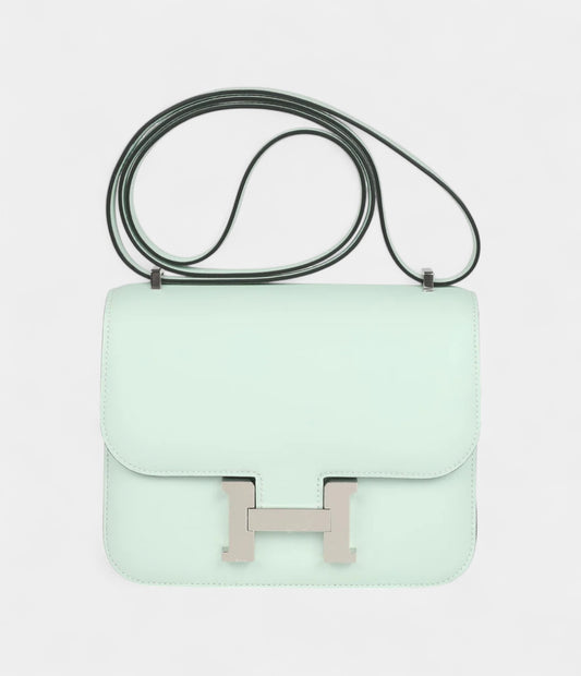 Hermès Constance 18 Vert Peppermint Swift Palladium Hardware