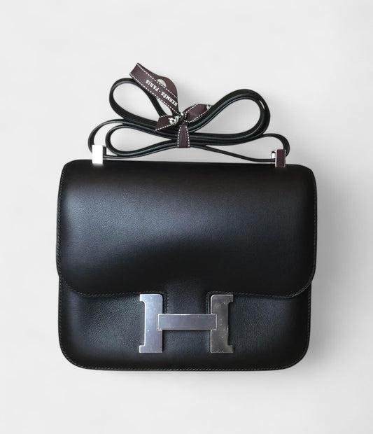 Hermès Constance 24 Bag Black Swift