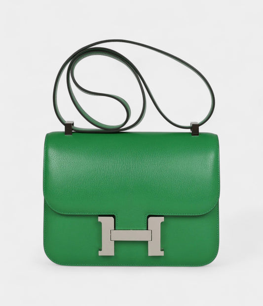Hermès Constance 24 Bambou Chevre Chamkila Palladium Hardware
