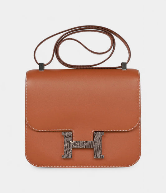Hermès Constance 24 Gold Madame and Lizard Palladium Hardware