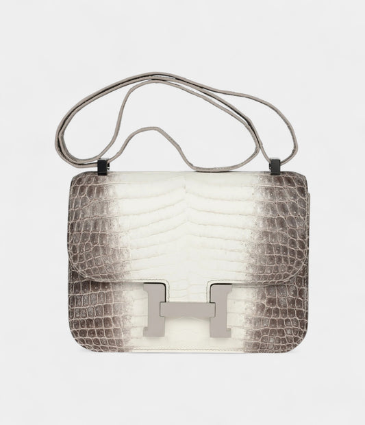Hermès Constance 24 Himalaya Matte Niloticus Crocodile Palladium Hardware