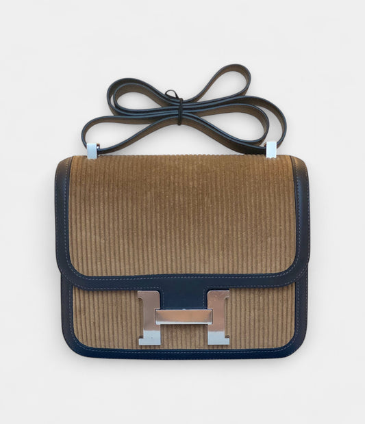 Hermès Constance 24 Velours Cotele Swift Limited Edition Bag