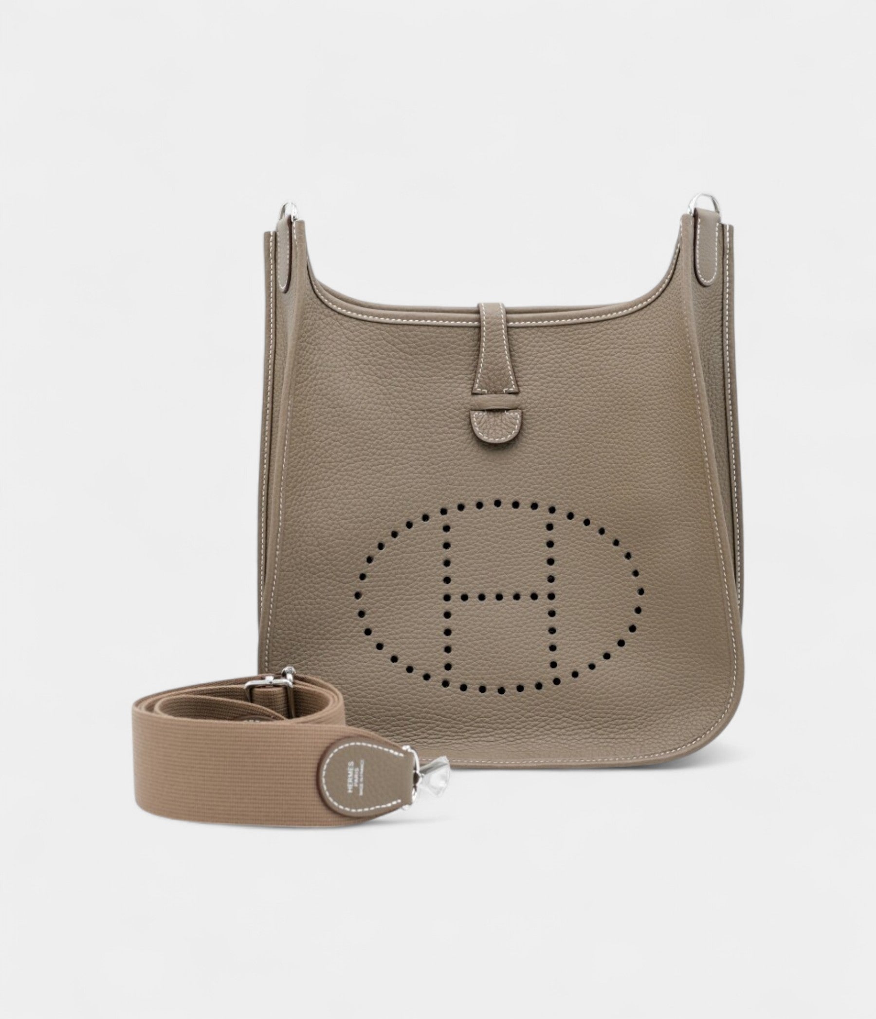 Hermès Etoupe Clemence Evelyne III 29 Palladium Hardware