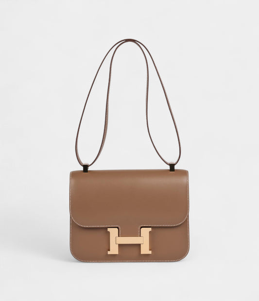Hermès Constance 24 Etoupe Tadelakt Leather