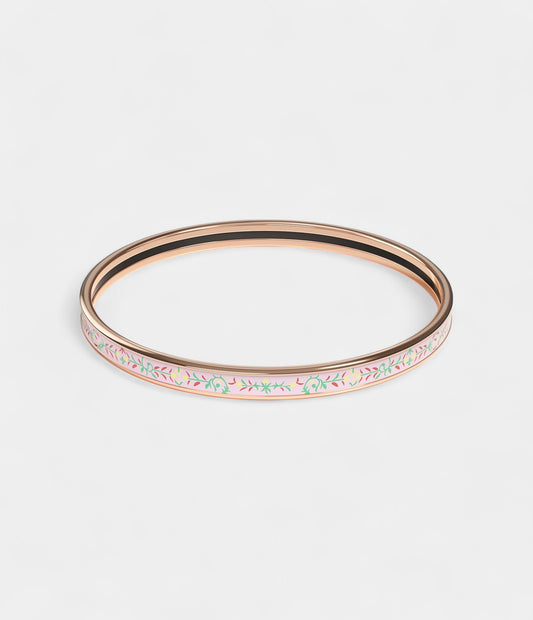 Hermès Étriers Bangle Aurore Rose