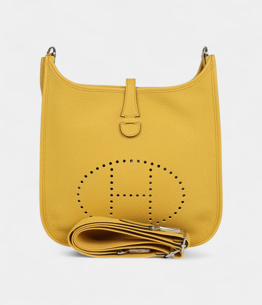 Hermès Evelyne III PM Sun Clemence Palladium Hardware
