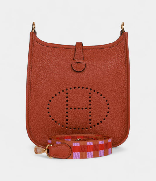 Hermès Evelyne TPM Copper Clemence Gold Hardware