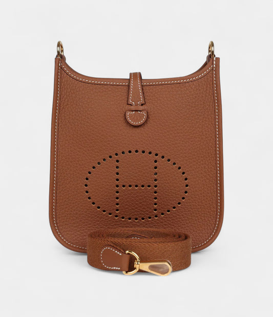 Hermès Evelyne TPM Gold Clemence Gold Hardware
