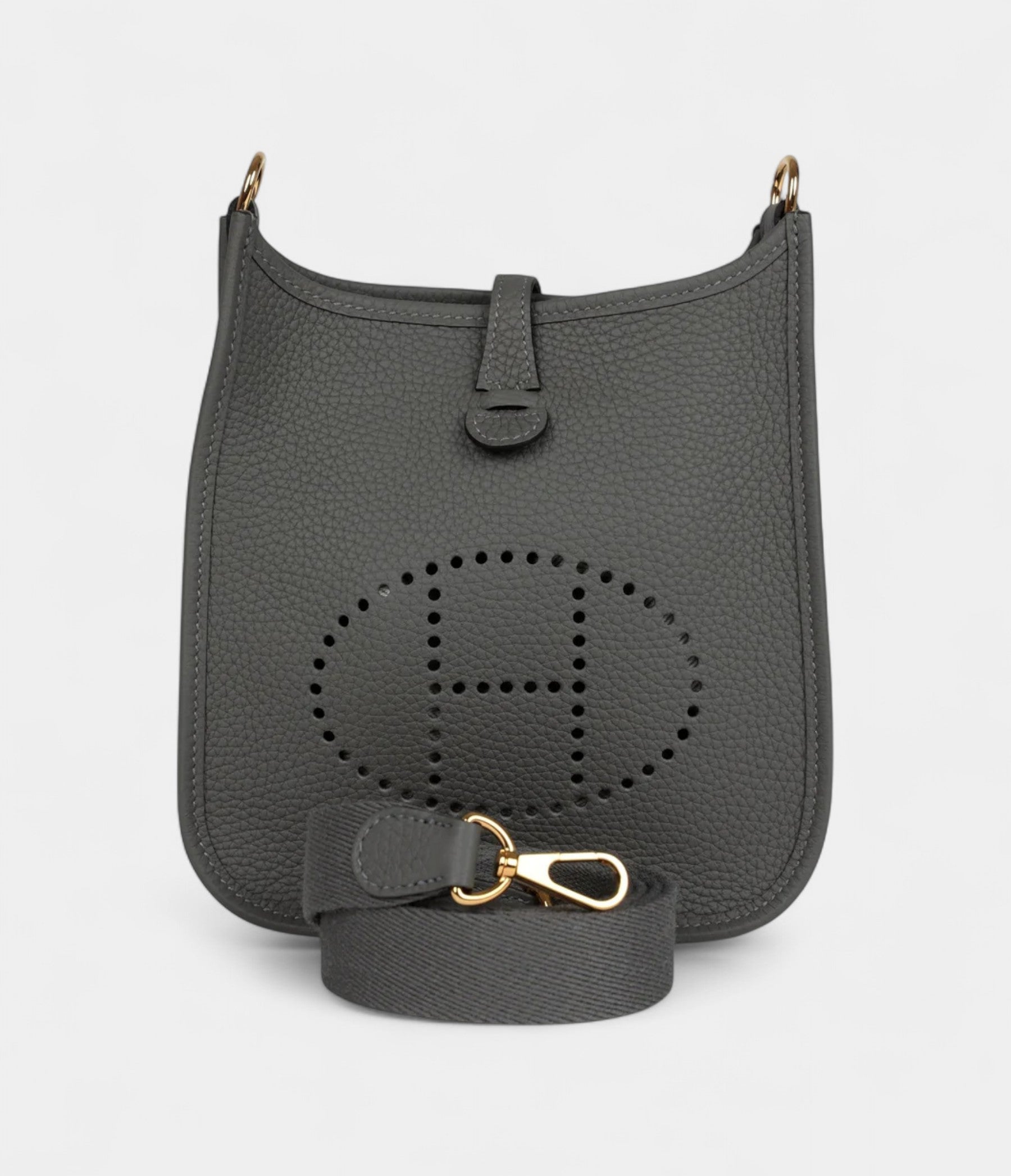 Hermès Evelyne TPM Gris Meyer Clemence Gold Hardware