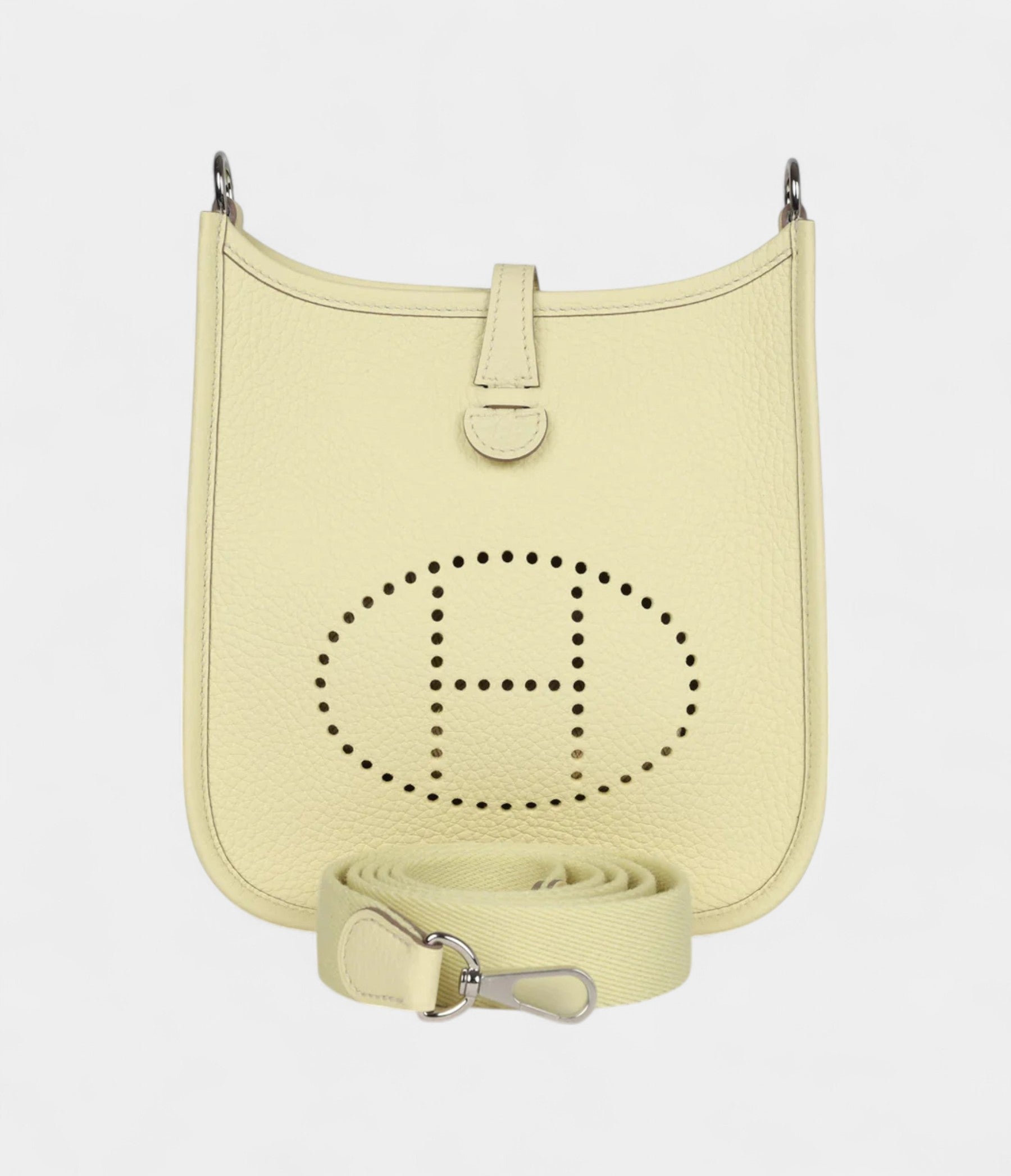 Hermès Evelyne TPM Jaune Milton Clemence Palladium Hardware