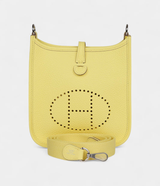 Hermès Evelyne Limoncello Clemence Palladium Hardware