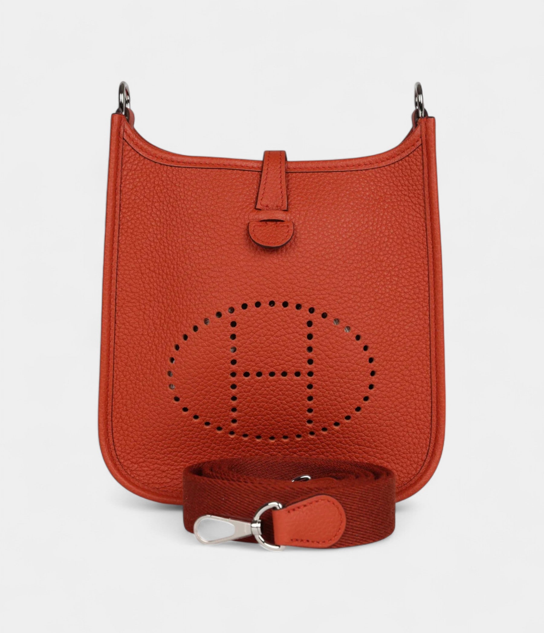 Hermès Evelyne TPM Terre Battue Maurice Palladium Hardware