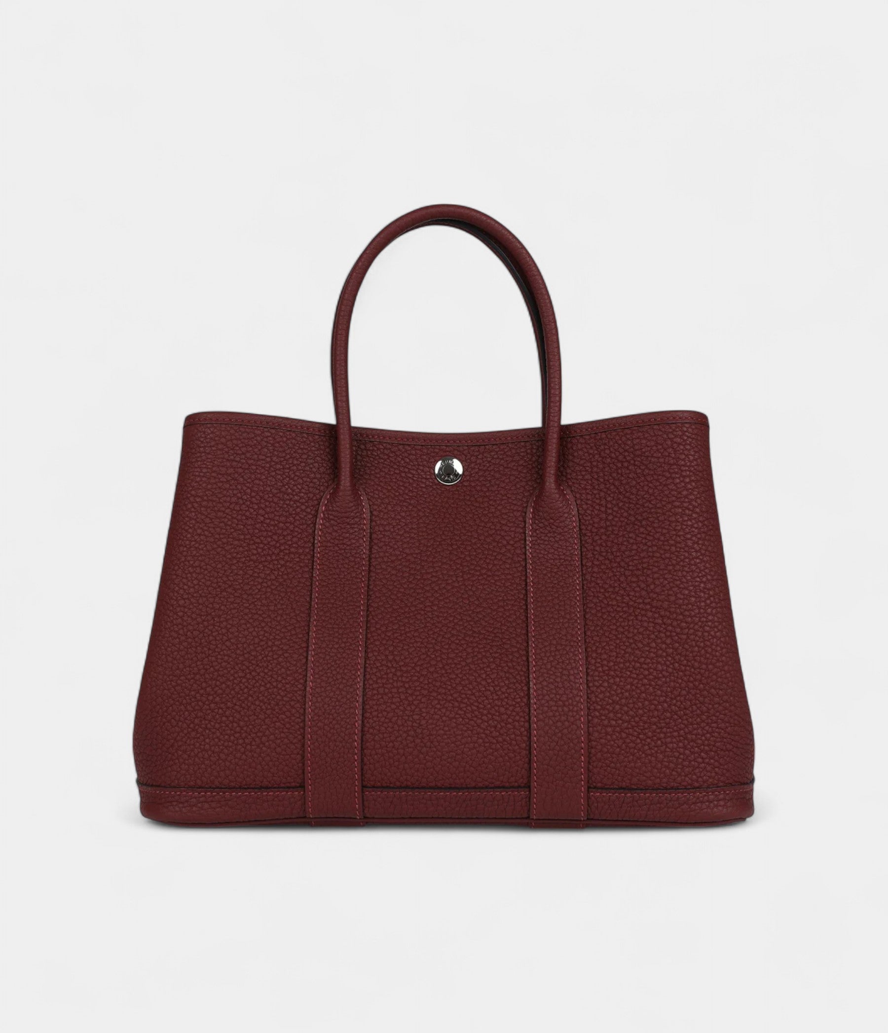 Hermès Garden Party 30 Rouge H Negonda Palladium Hardware