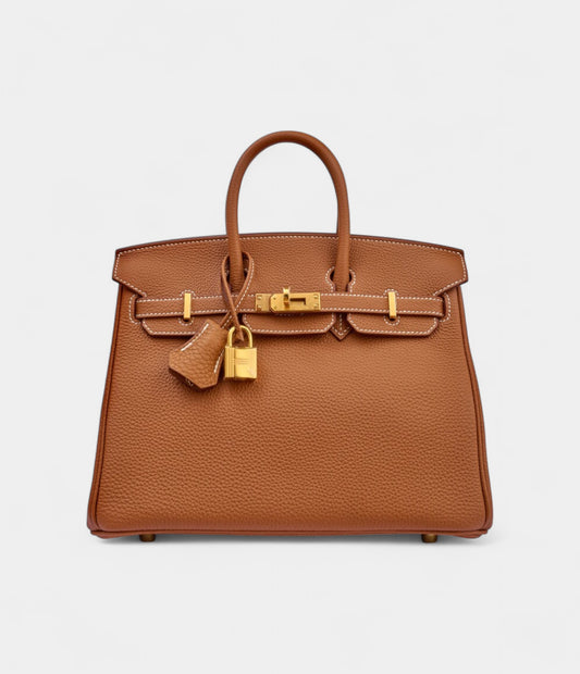 Hermès Gold Togo Birkin 25 Gold Hardware