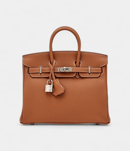 Hermès Gold Togo Birkin 25 Palladium Hardware
