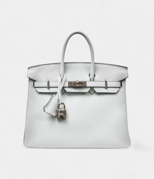 Hermès Gris Platine Togo Birkin 25 Palladium Hardware