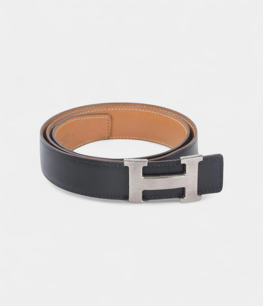 Hermès H Leather Belt Bold Icon, Timeless Essential