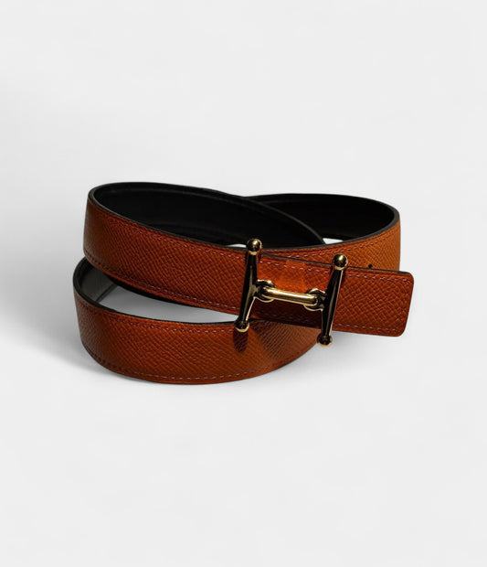 Hermès H Leather Belt Iconic Elegance in Unmistakable Style