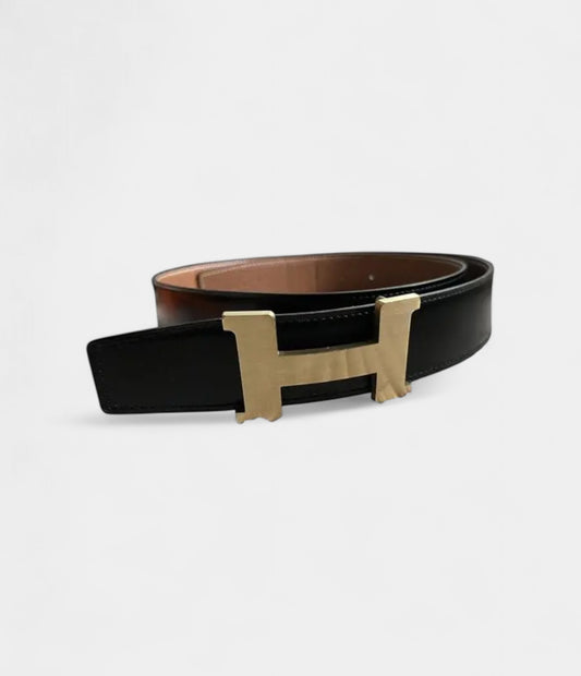 Hermès H Leather Belt Signature Sophistication in Every Detail