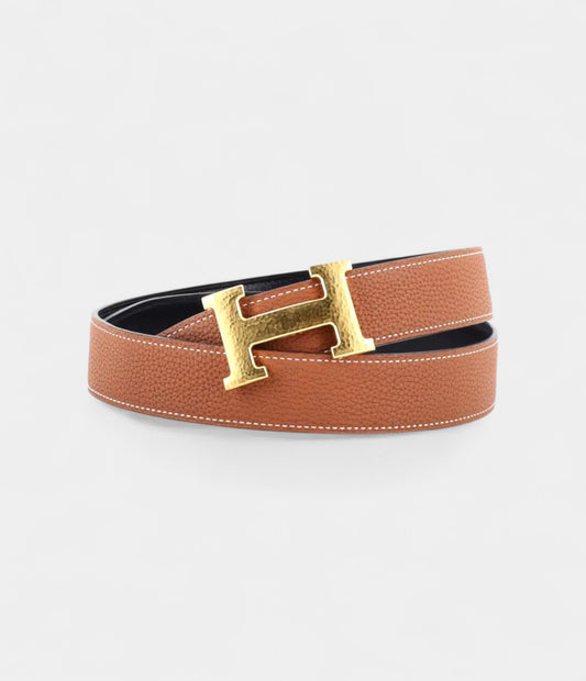 Hermès H Leather Belt