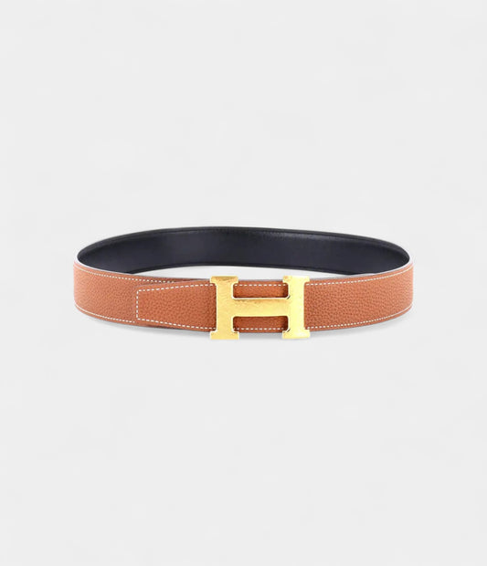 Hermès H Leather Belt