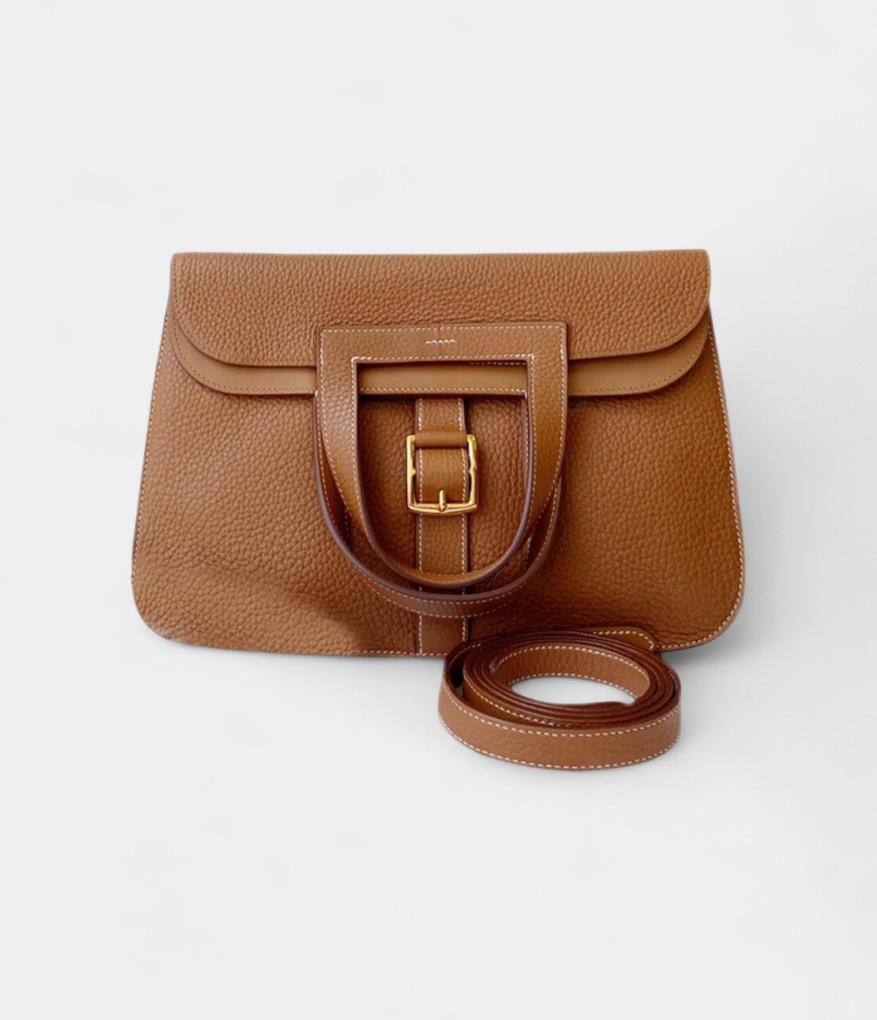 Hermès Halzan Other Leather Handbag