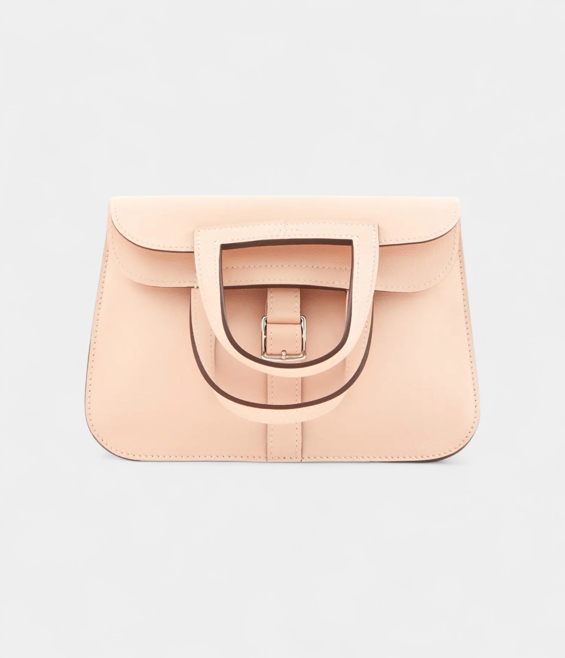 Hermès Halzan Pink Leather Handbag