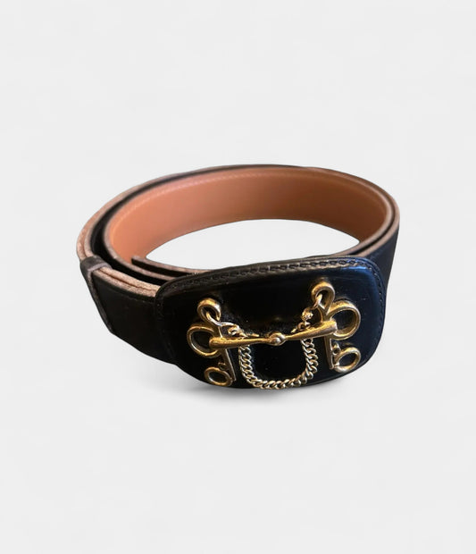 Hermes Iconic H Buckle Leather Belt