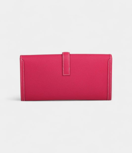 Hermès Jige Clutch 29 Rose Tyrien