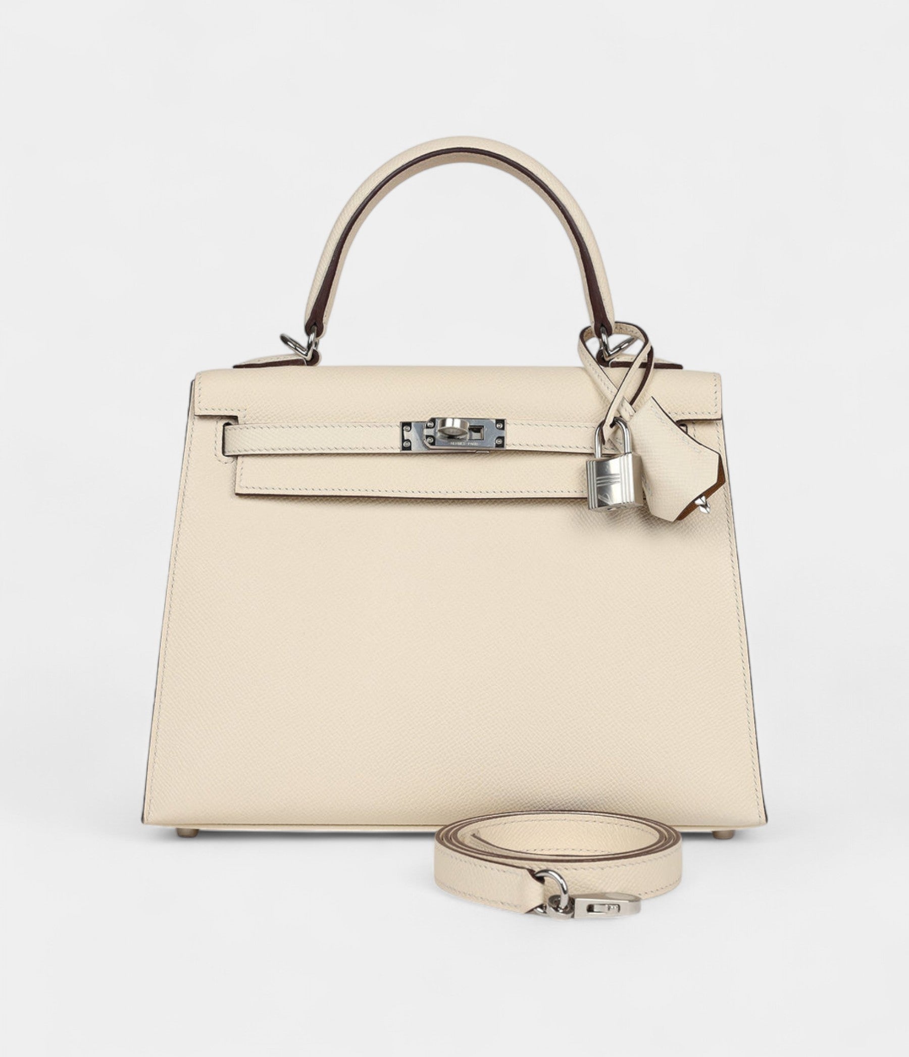 Hermes Kelly 25 Born Towards Epsom Palladium Hardware