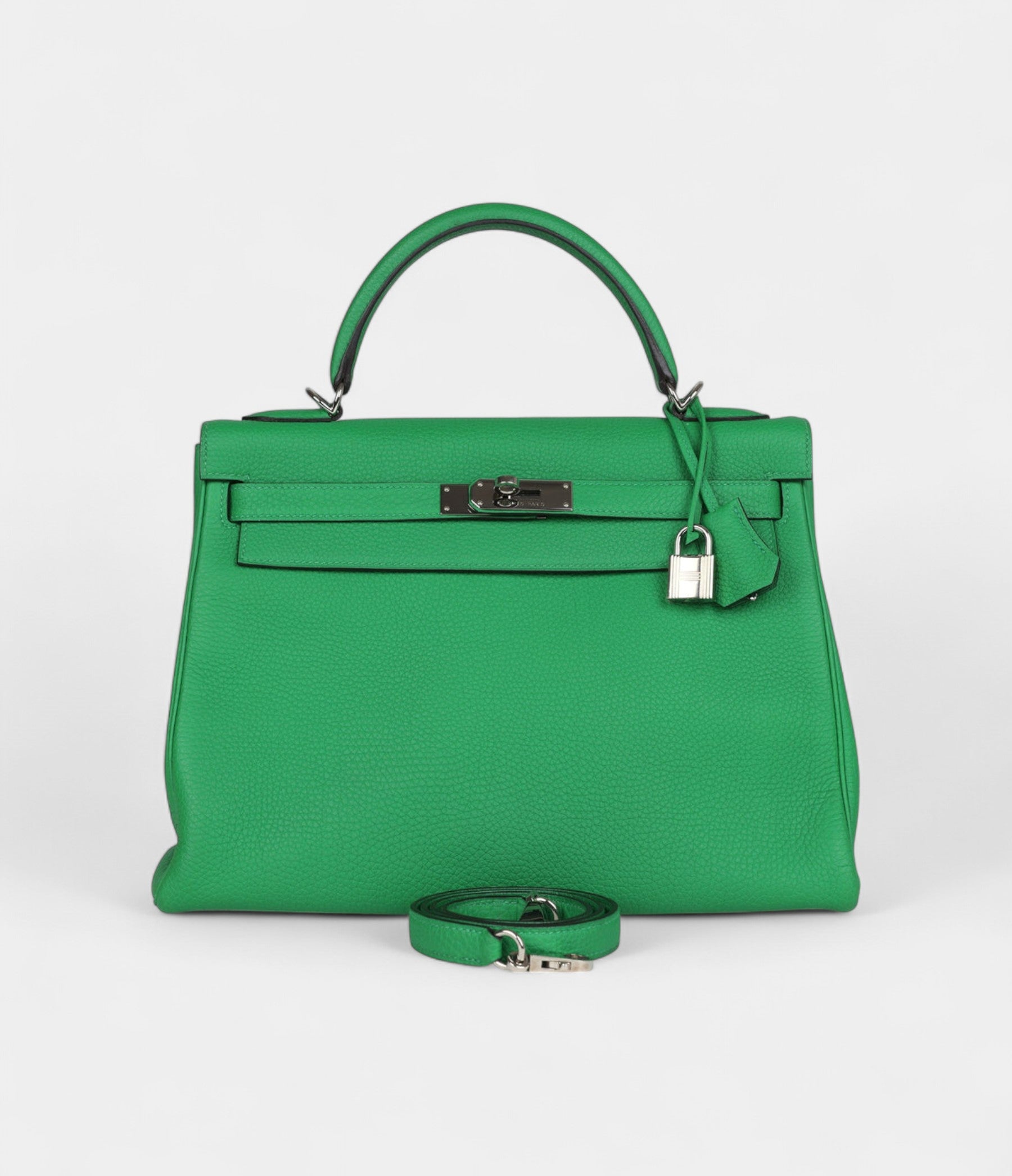 Hermès Kelly 32 Bambou Togo Palladium Hardware