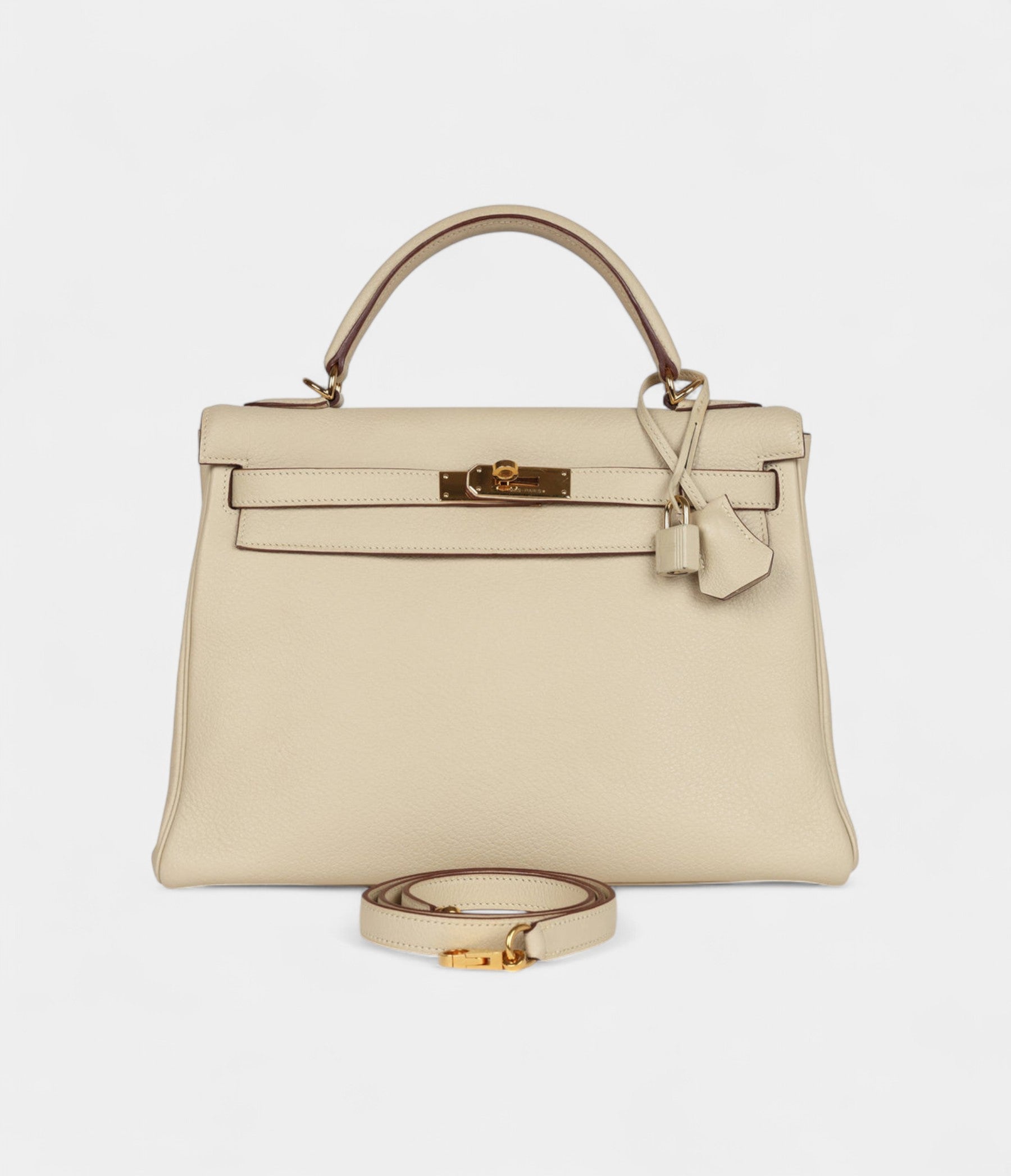 Hermes Kelly 32 Parchemin Togo Gold Hardware