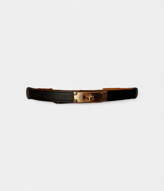Hermès Kelly Leather Belt A Timeless Emblem of Elegance