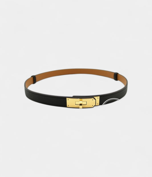 Hermès Kelly Leather Belt Iconic Design in a Sleek Silhouette