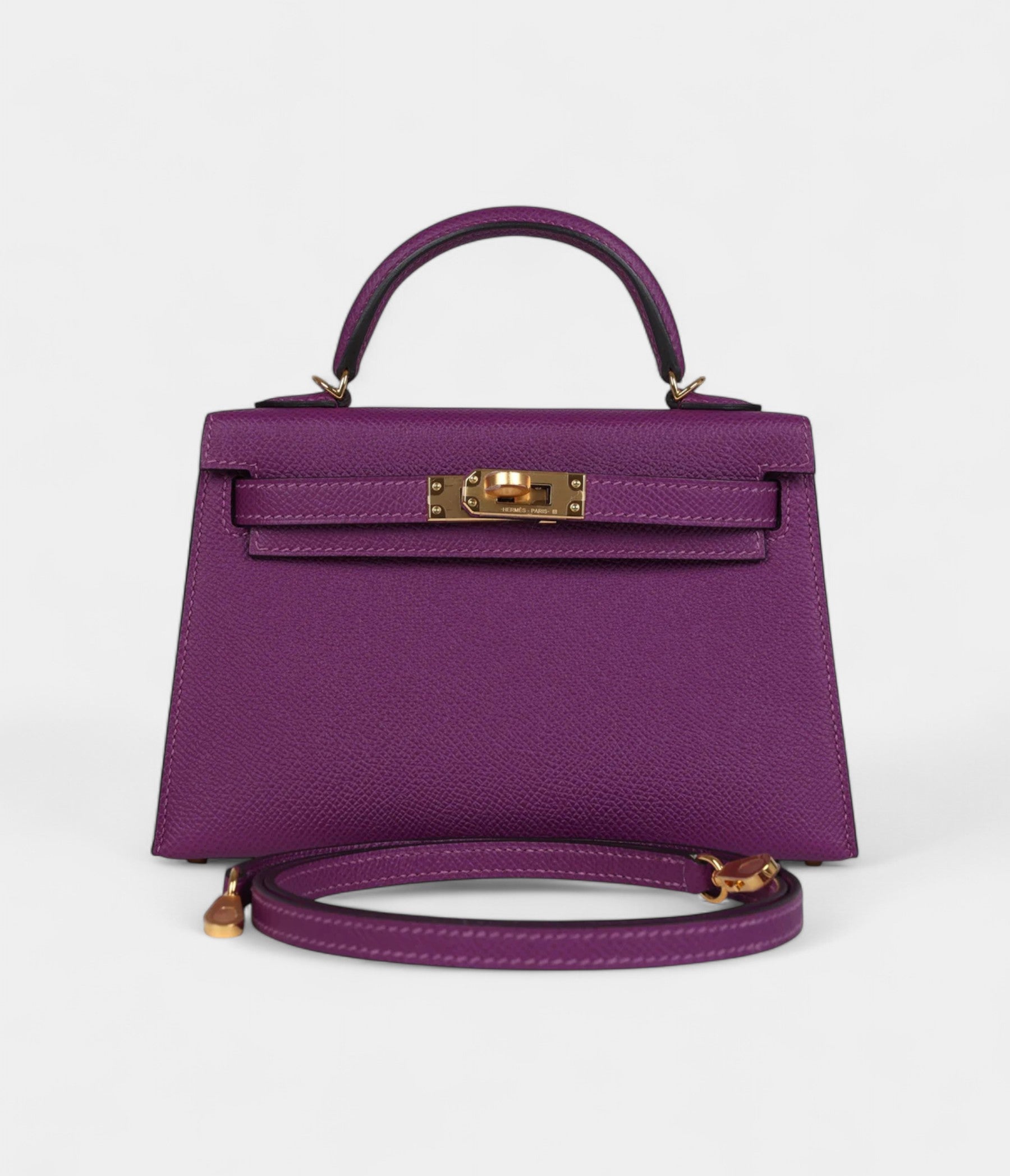 Hermès Kelly Sellier 20 Anemone Epsom Gold Hardware