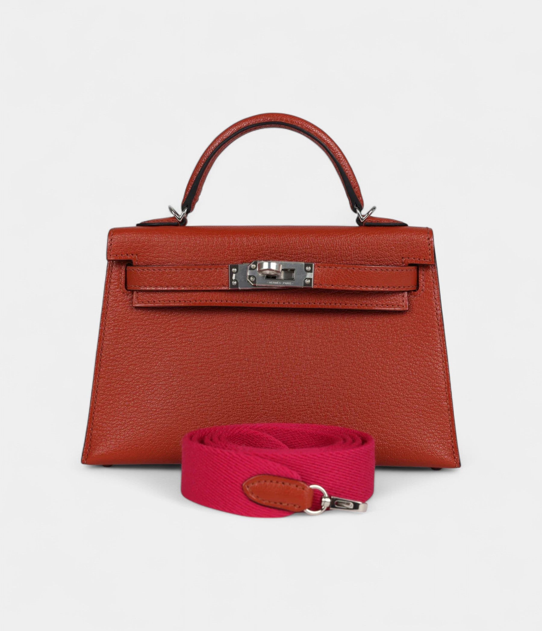 Hermès Kelly Sellier 20 Copper Goat Mysore Palladium Hardware