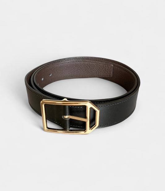 Hermès Leather Belt Understated Luxury
