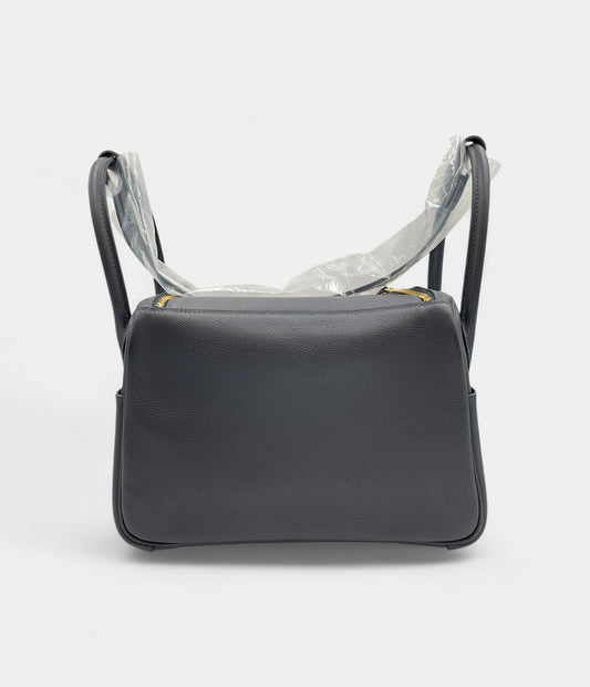 Hermès Lindy 26 Caban in Evercolor Leather with Gold Hardware